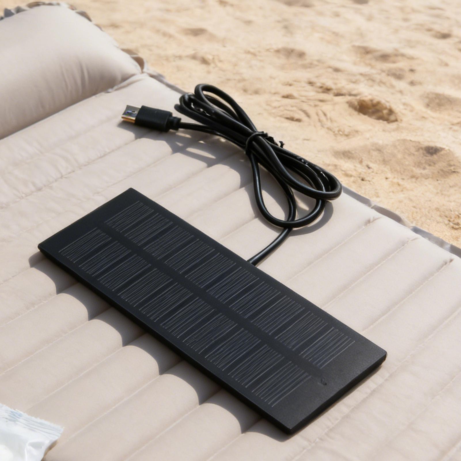 5V 3.7-5W Portable Solar Panel - огляд і ціна Solar Emergency Charger