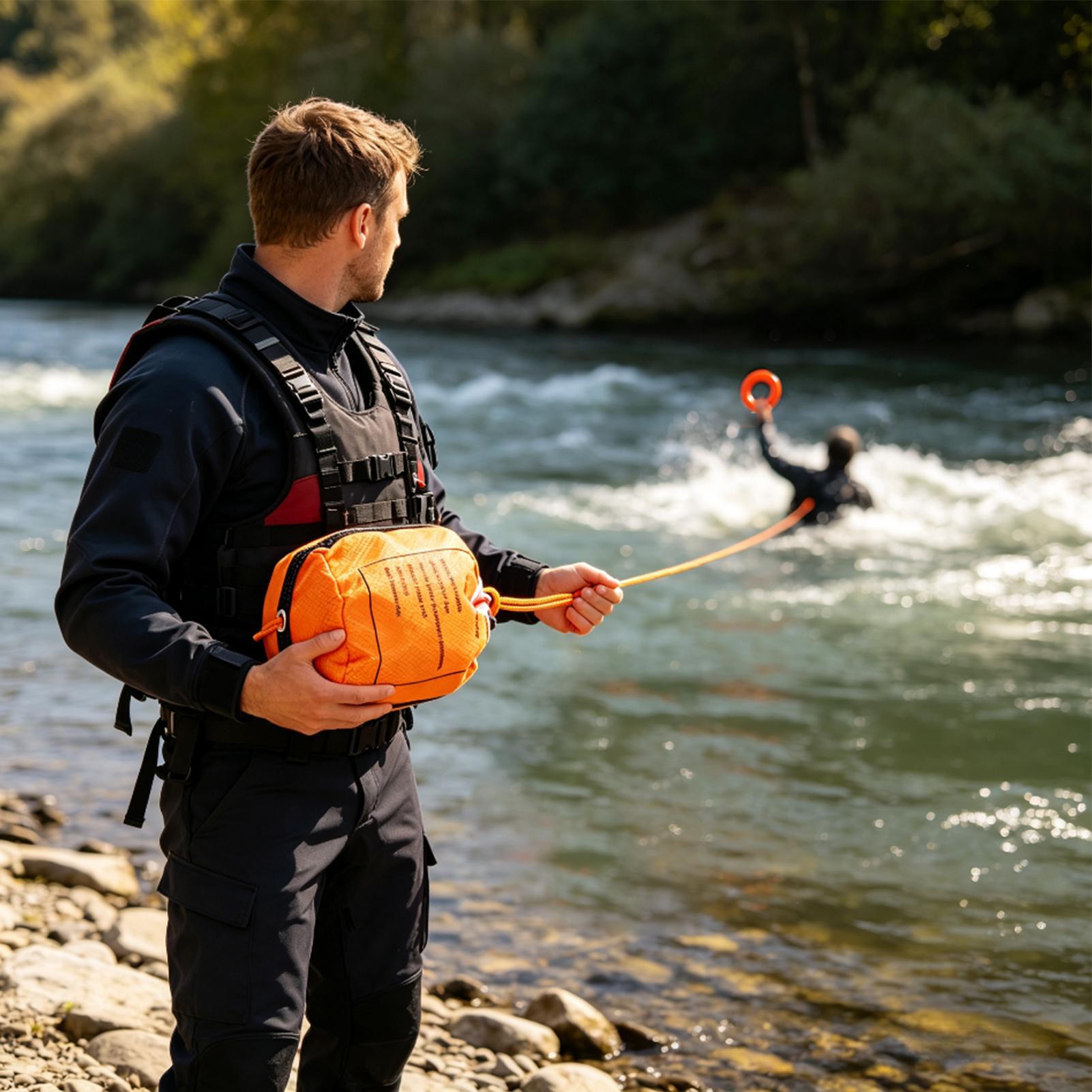 Throw Rope Bag for Boating, Re - огляд і ціна Rescue Rope Throw